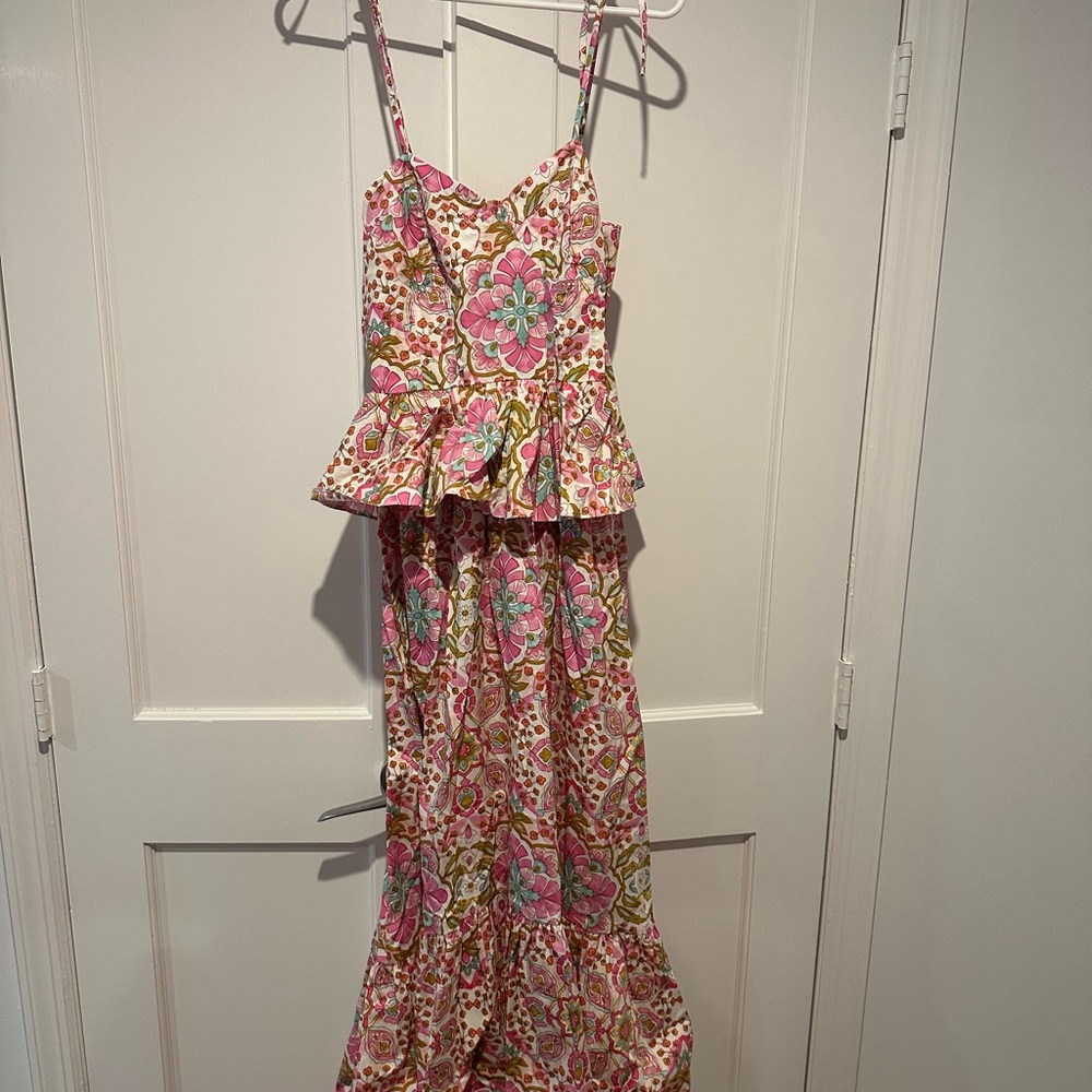 Misa Los Angeles Pink Floral Maxi Dress - Picture 5 of 8